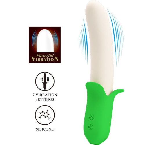 Pretty Love Banana Knight Vibrator - Вибратор, 19,5 см (зеленый)